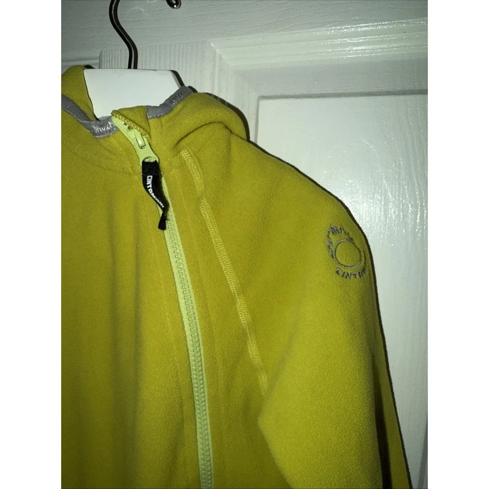 Cintamani Iceland Lime Green Fleece One Piece Zip Up 92CM US 2/3 Toddler Unisex